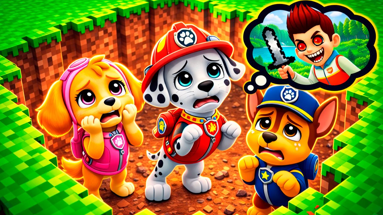 ЩЕНЯЧИЙ ПАТРУЛЬ РАЙДЕР ЕХЕ СПРЯТАЛ ПОД ЗЕМЛЕЙ СКАЙ ГОНЩИК ЧТО СЛУЧИЛОСЬ в МАЙНКРАФТ МУЛЬТИК смотреть онлайн