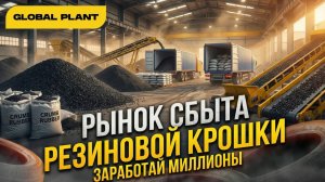 Открыть бизнес по переработке шин в крошку - купить оборудование и найти сбыт резиновой крошки!