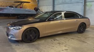 Mercedes-Maybach S680 2025 - Звук, интерьер  и экстерьер