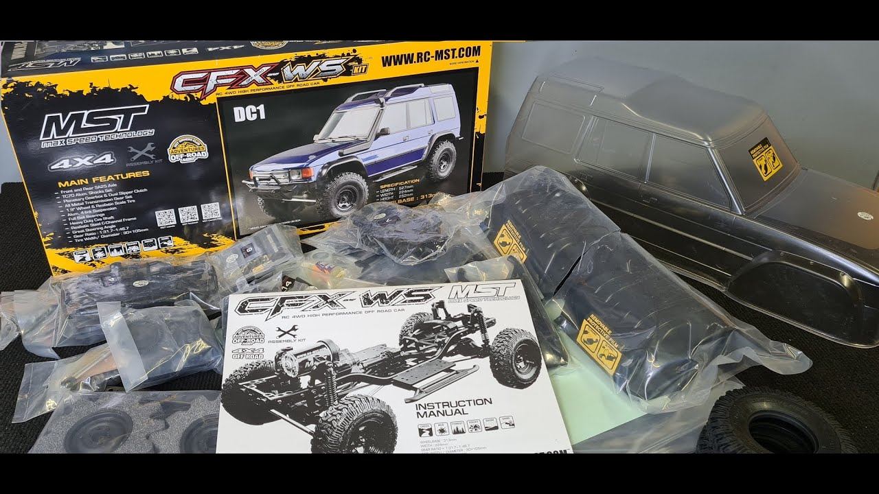Scale Rock Crawler Kit Land Rover Discovery MST CFX-WS W/DC1 Body