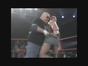 TNA Dusty Rhodes spanked a black bitch (Feat. Vader) Дасти Роудс отшлёпал чёрную суку.11DeadFace