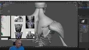 3 Muscles over skeleton part 01