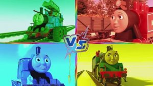 МУЛЬТИКИ: ПАРОВОЗИК ТОМАС vs ГОНОЧНАЯ МАШИНА vs ЧУДНЫЙ АВТОБУС — БАТТЛ ВЕКА! 🚂