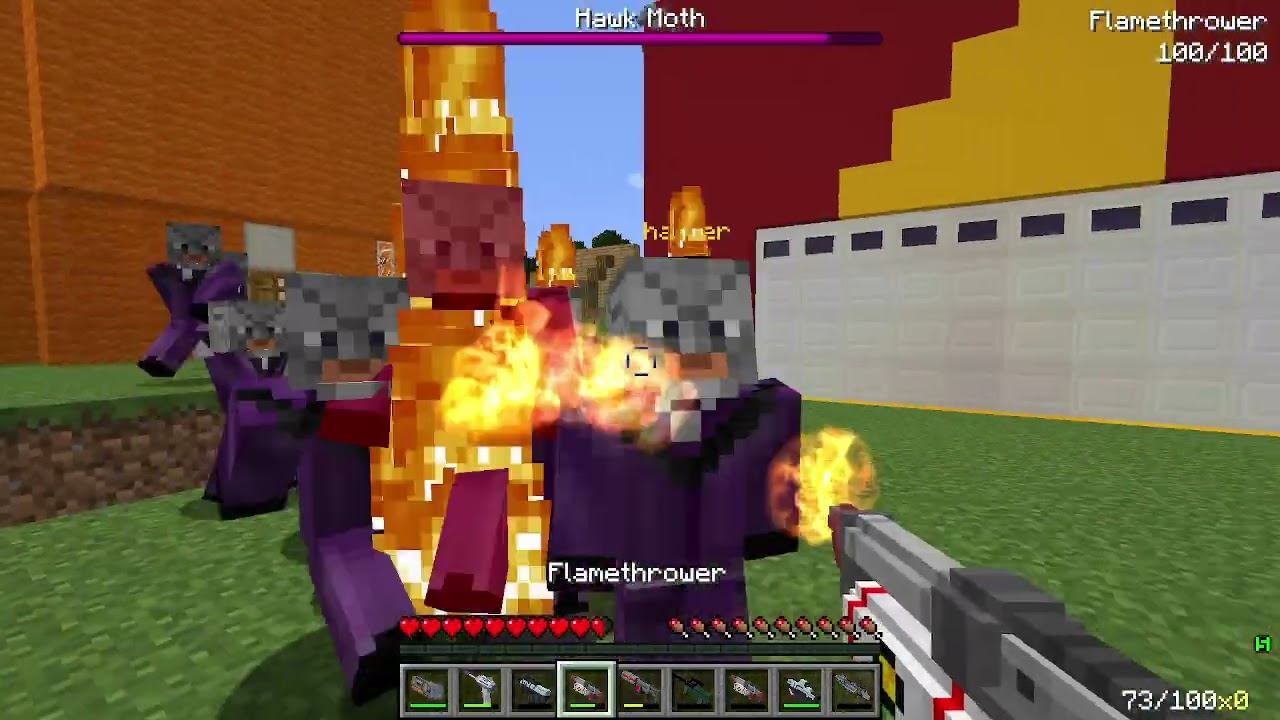 бражник из леди баг напал на нашу деревню вместе с хакером | Компот Салливан Minecraft