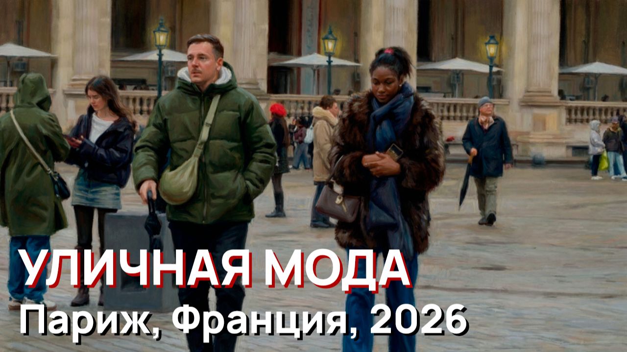 Уличная мода - Париж, Франция, 2026 смотреть онлайн