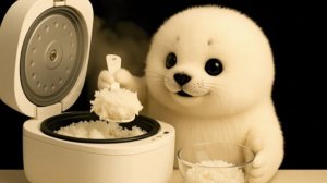 Тюлень берёт с собой домашние онигири 🍙 на осенний пикник в парке 🦭✨