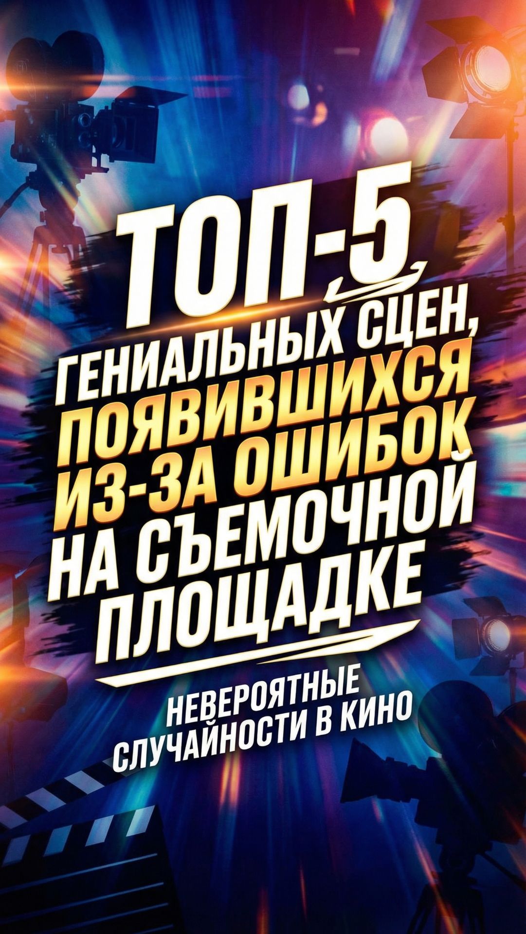 ТОП-5 гениальных сцен, которые получились чисто случайно