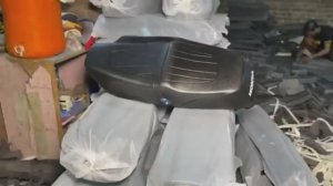 Производство мотоциклетных сидушек из металлических бочек.