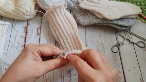 Носки. как я закрываю петли мыска.