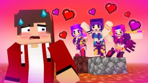 ДЖЕЙ ДЖЕЙ ЗАСТРЯЛ НА ОДНОМ БЛОКЕ В НЕЗЕРЕ - МУЛЬТИКИ ПРО МАЙНКРАФТ