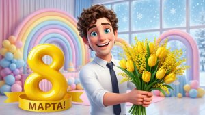 С 8 МАРТА! ПРИКОЛЬНЫЕ ПОЗДРАВЛЕНИЯ ДЛЯ ВСЕХ ЖЕНЩИН И ДЕВУШЕК! С ДНЁМ ВЕСНЫ И ЦВЕТОВ!