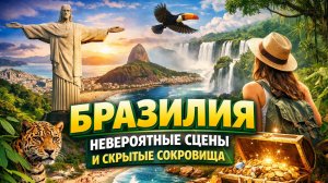 Бразилия - Невероятные сцены и раскрытие скрытых сокровищ  4K HDR Ultra HD