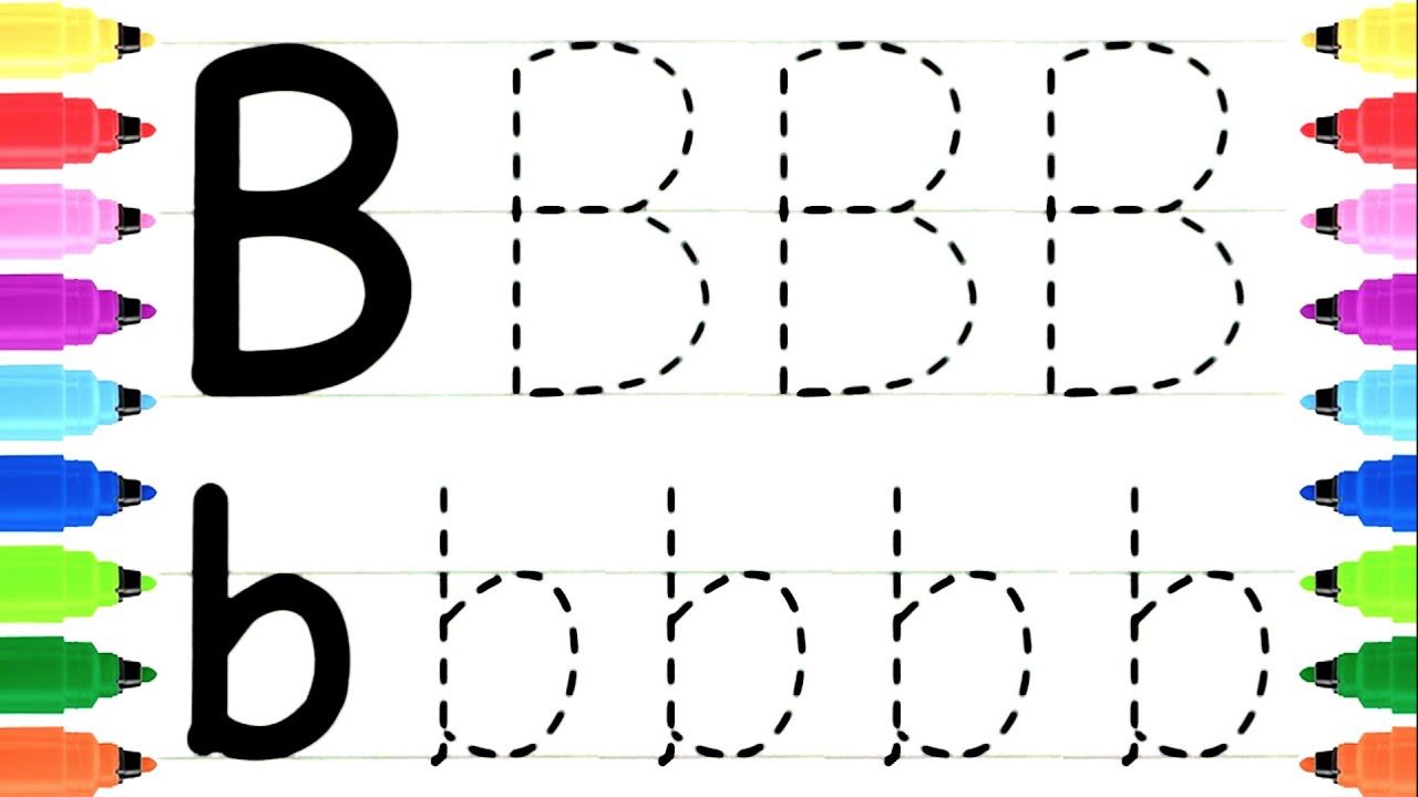 Английский алфавит для детей/Английская Буква В/ смотреть онлайн