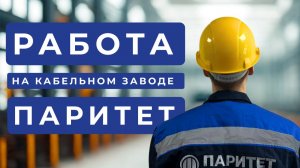 Работа на кабельном заводе Паритет: обучение, поддержка, рост.