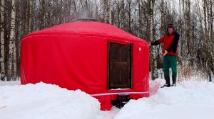 Собираю хижину кочевника! Юрта своими руками