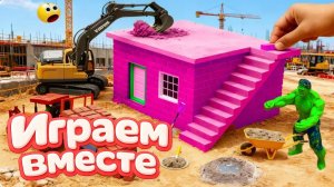 МУЛЬТИКИ ПРО ФЕРМУ С СУПЕРГЕРОЯМИ 🏠⚒️ ХАЛК ПОМОГАЕТ НА ФЕРМЕ ДЛЯ ДЕТЕЙ №4