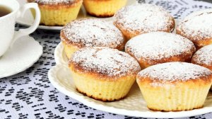 Нежные творожные кексы без муки и масла