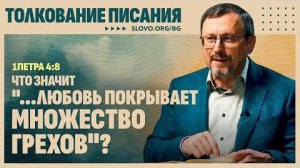 Что значит «...любовь покрывает множество грехов»? | "Библия говорит" Алексей Коломийцев