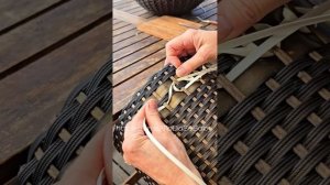 Мастер-класс "Декор для кашпо из ротанга "ЙОТА""