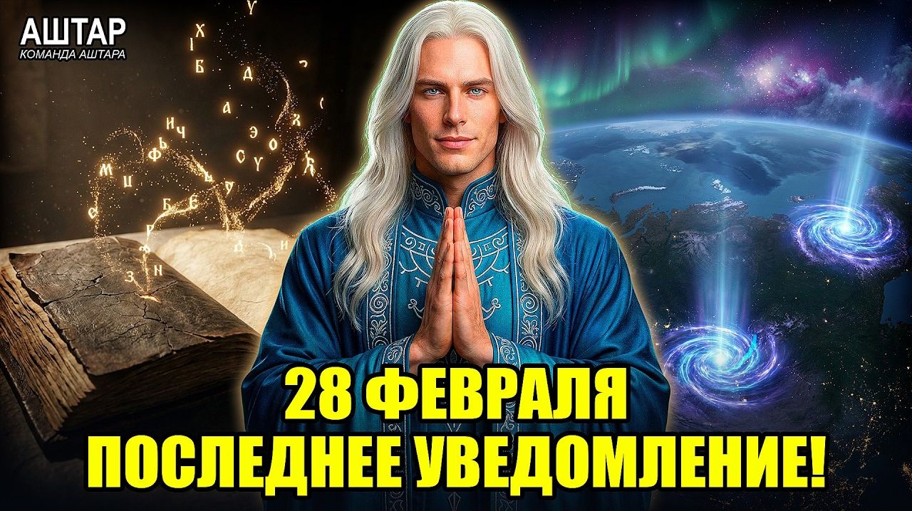 Аштар Шеран ПРЕДУПРЕЖДАЕТ: НЕ СПИТЕ В НОЧЬ 28 ФЕВРАЛЯ 2026 ГОДА! Спасите себя и СВОИХ БЛИЗКИХ! смотреть онлайн