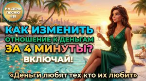 НА ДЕНЬ ПЕСНЮ #81 | Мощная ПЕСНЯ-АФФИРМАЦИЯ на деньги | "Деньги любят тех кто их любит"