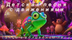 ТАНЦУЙ С НАМИ |  Волшебный Лес Диско|  Детская Песня про Животных | Танцы для Детей