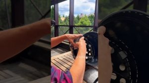 Мастер-класс "Объемное трехгранное кашпо из ротанга"