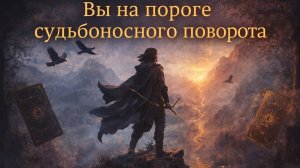 Вы на пороге судьбоносного поворота