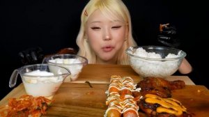 Mukbang ASMR|Подписывайтесь на канал🍣✨ 💜✨