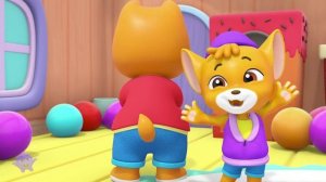 Зверята играют в футбол и соревнуются. Мультик для детей, весёлые мультфильмы