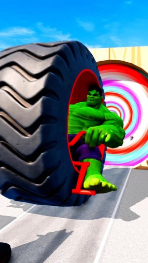 МУЛЬТИКИ ПРО МАШИНКИ ХАЛК НА МОТОЦИКЛЕ