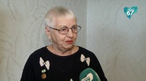 Людмиле Григорьевне Мезенцевой вручили знак «Житель блокадного Ленинграда»