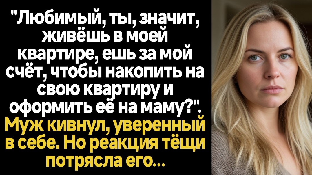 ИСТОРИИ ИЗ ЖИЗНИ/Муж жил на мои деньги и копил себе на квартиру смотреть онлайн