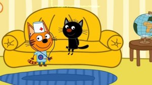 ТРИ КОТА. ПРИВИВКИ. ИГРАЕМ В ДОКТОРА