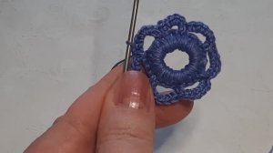 Ирландское кружево. Урок №4 Цветочек