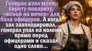 Дослушайте до конца - узнаете, какое слово генерал сказал сироте на коленях перед офицерами. Рассказ
