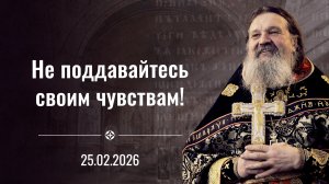 БЛАГОСЛОВЕНИЕ — РАДОВАТЬСЯ! Проповедь от. Андрея Лемешонка 25 февраля 2026 г.