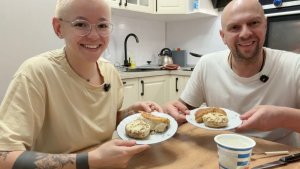 Готовим дома. Фаршируем блины. Грибы в духовке.