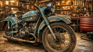 Реставрация старого ржавого мотоцикла Урал