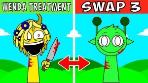 INCREDIBOX SPRUNKI: ЛЕЧЕНИЕ ВЕНДЫ ☀️ НО 🔀 SWAP 3! 💊🌀