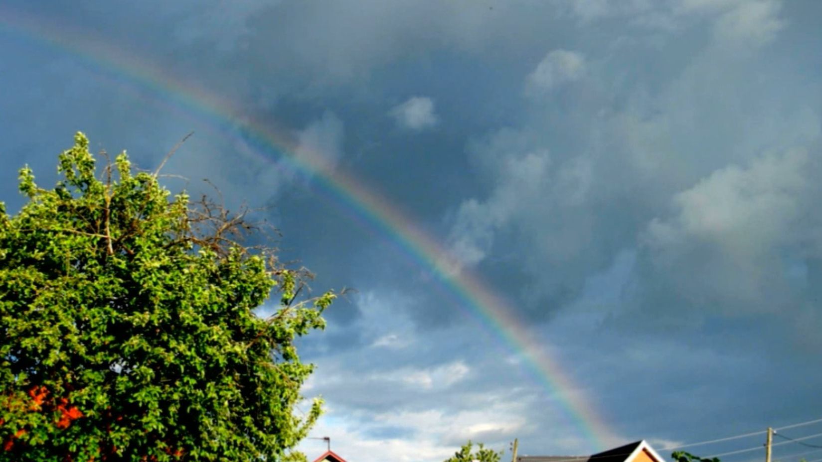 Кучевые облака над городом Вязники 22.05.2016