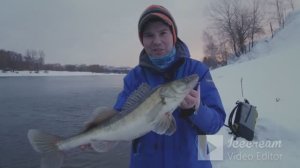 зимняя рыбалочка на СПИННИНГ С ВОБЛЕРОМ