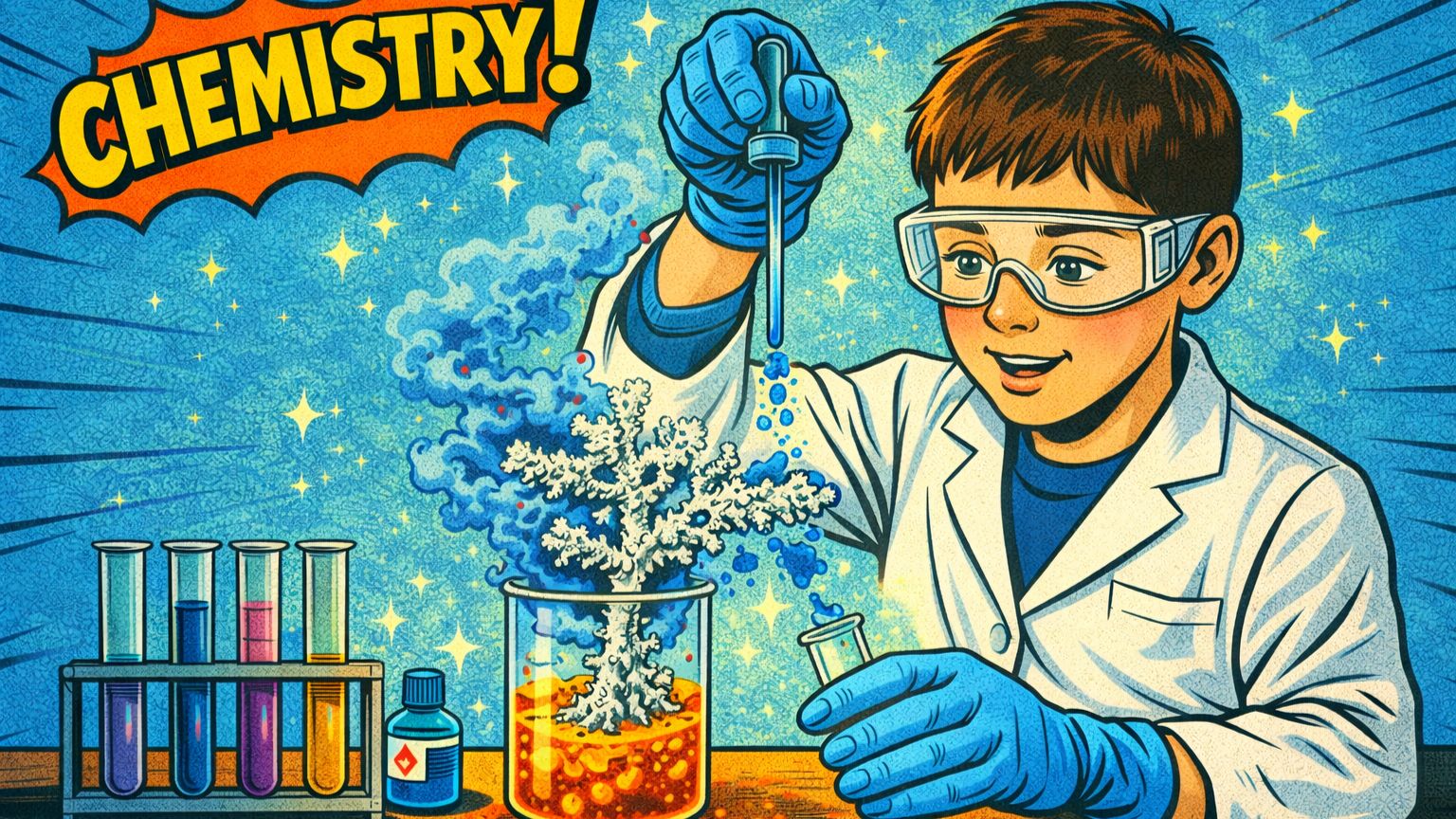 Химические опыты ДЛЯ ДЕТЕЙ! Химические водоросли и пепельное дерево смотреть онлайн