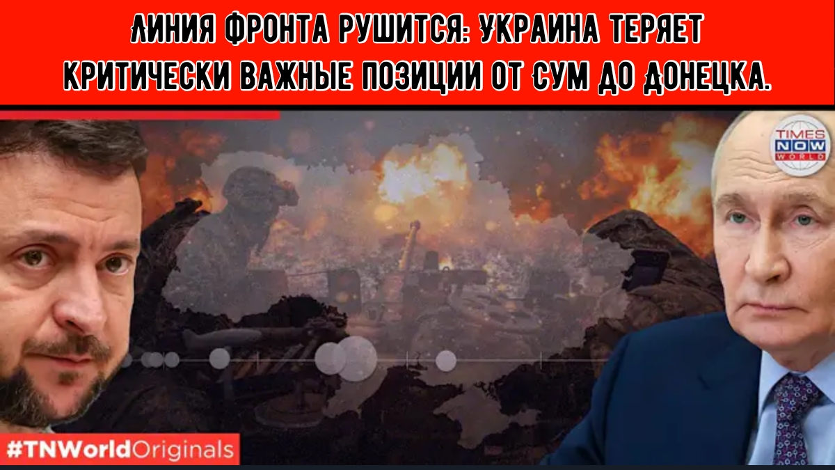 Линия фронта рушится: Украина теряет критически важные позиции от Сум до Донецка. смотреть онлайн
