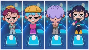 МУЛЬТИКИ: К‑ПОП ДЕМОНЫ vs КРУТЫЕ ПАРНИ — ТАНЦЕВАЛЬНЫЙ БАТТЛ под EDM! 👹🎤