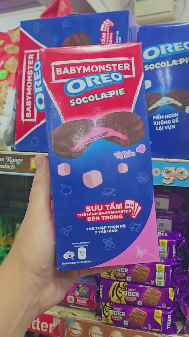 CHOCO-PIE от OREO в коллабе с BABYMONSTER из ВЬЕТНАМА. :)