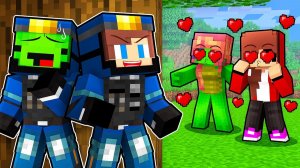 ДЖЕЙ ДЖЕЙ И МАЙКИ СБЕГАЮТ ОТ ДЕВОЧЕК - МУЛЬТИКИ ПРО МАЙНКРАФТ