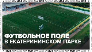 Футбольное поле с подогревом откроется в Екатерининском парке