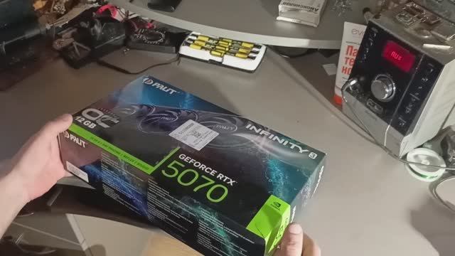 Купил RTX 5070 Palit Infinity