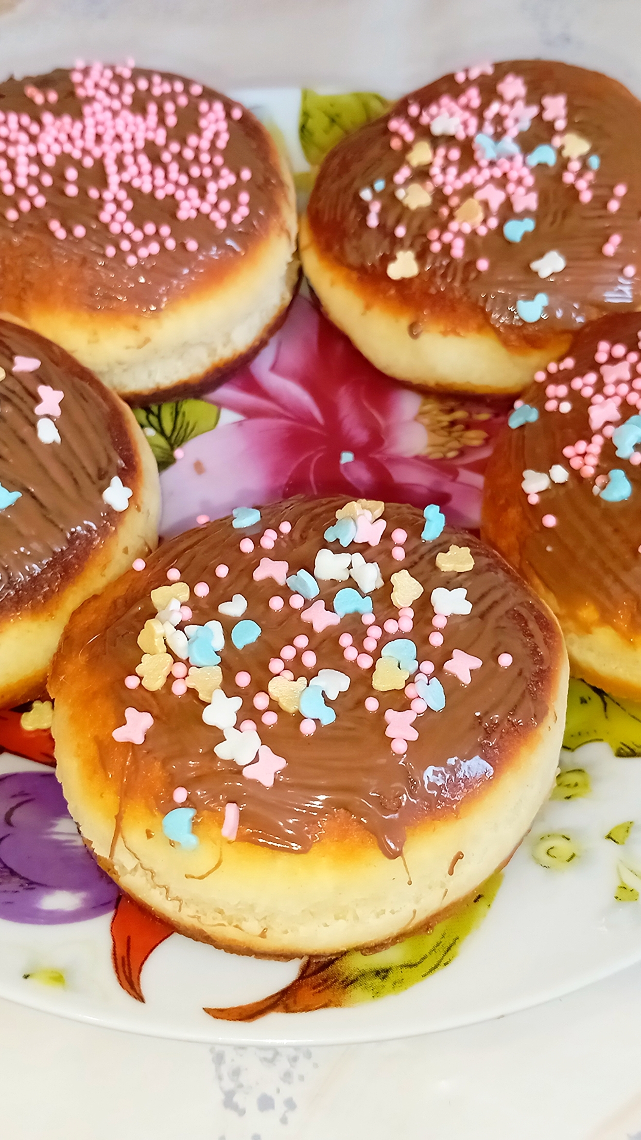 Пончики на сгущёном молоке#еда#кулинария#рецепты#вкусно#готовимдома